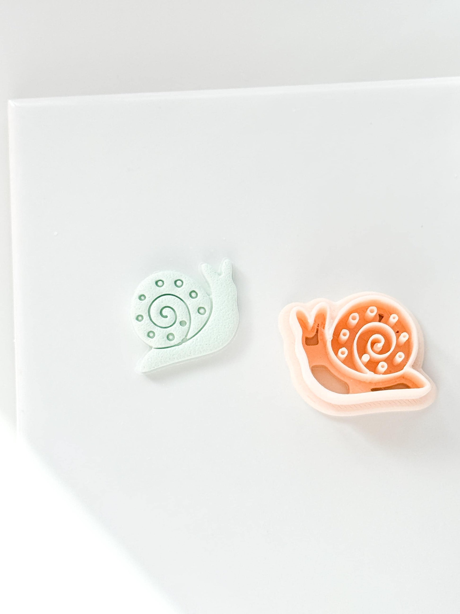 Tiny Traveler Clay Cutter: Whimsical Snail Design