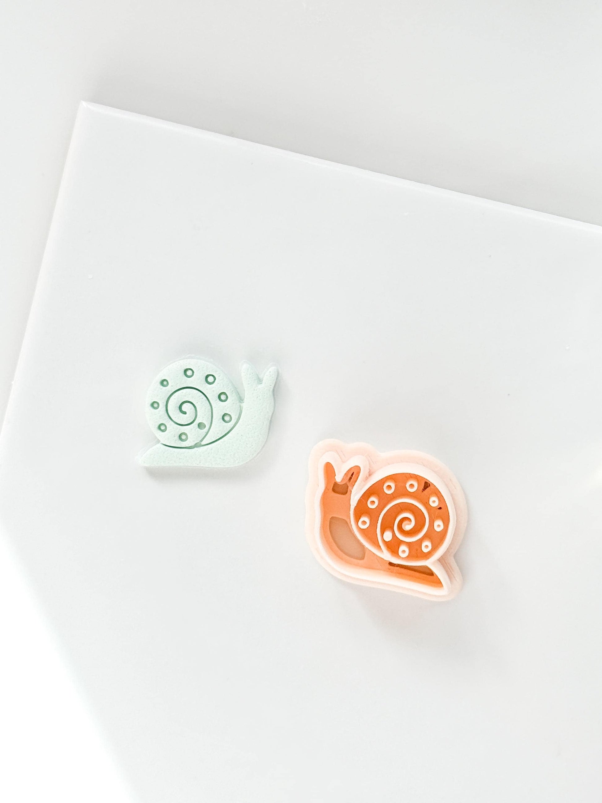 Tiny Traveler Clay Cutter: Whimsical Snail Design