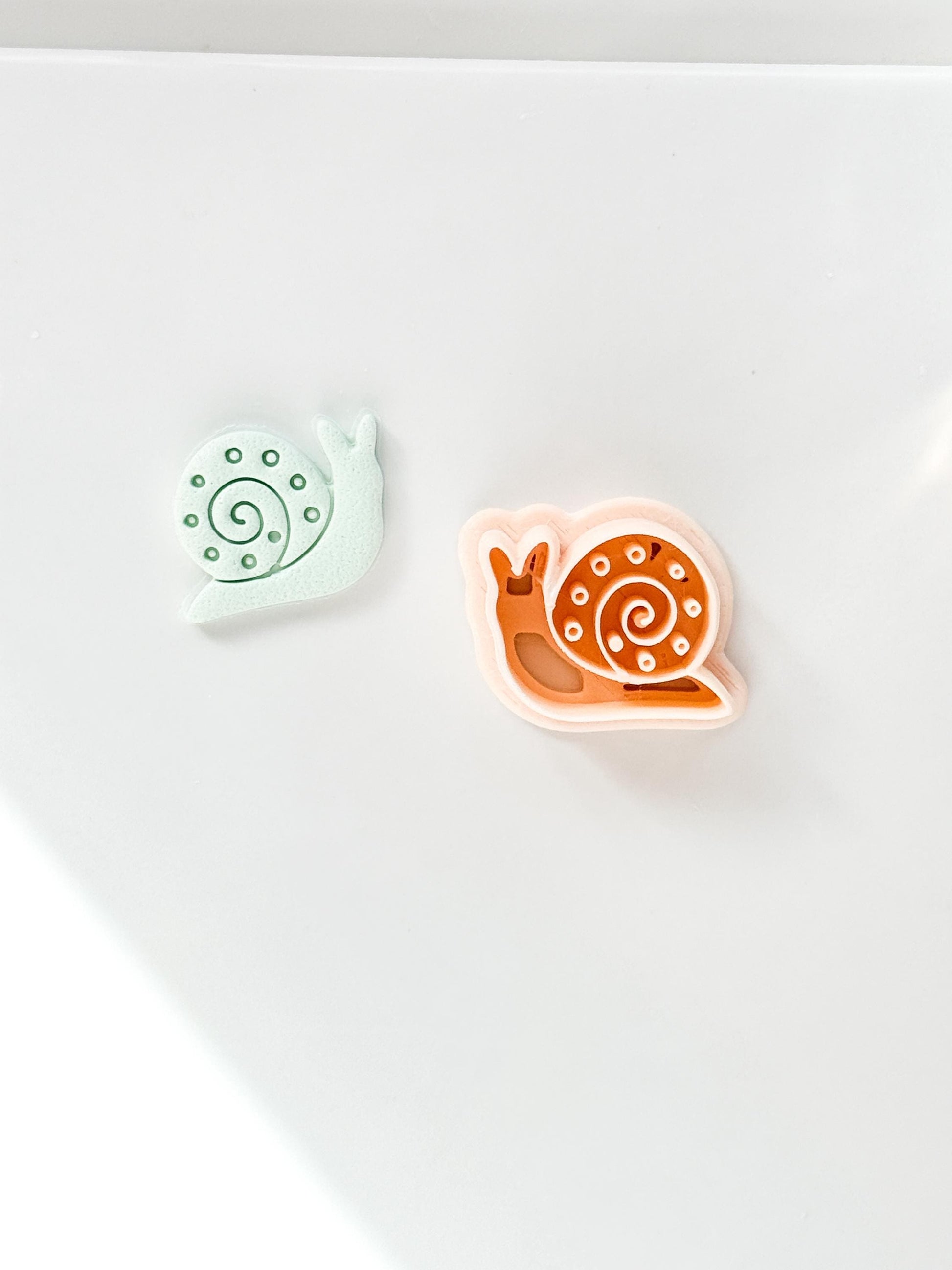 Tiny Traveler Clay Cutter: Whimsical Snail Design