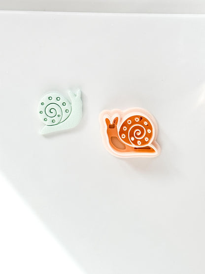 Tiny Traveler Clay Cutter: Whimsical Snail Design