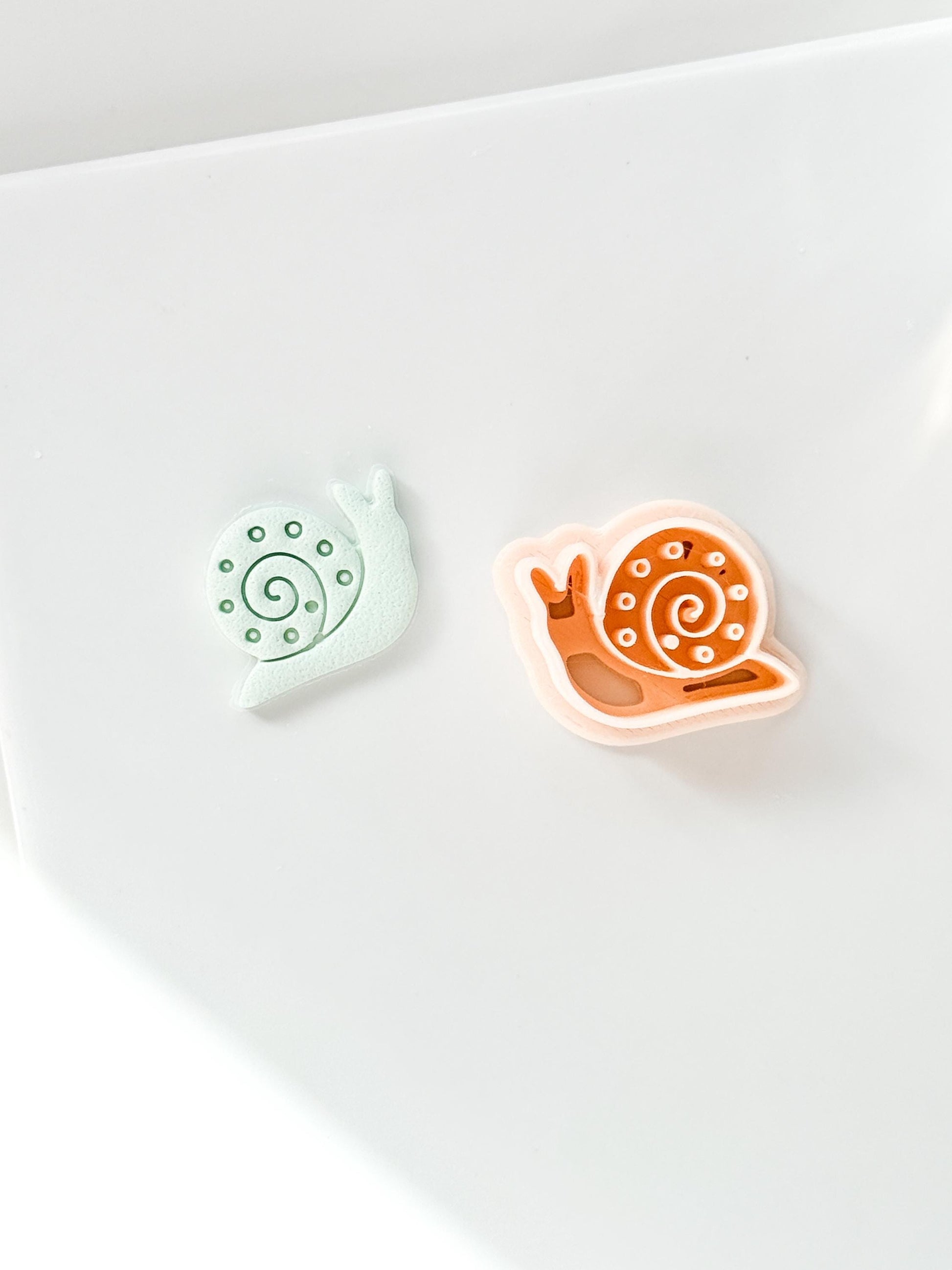 Tiny Traveler Clay Cutter: Whimsical Snail Design