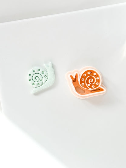 Tiny Traveler Clay Cutter: Whimsical Snail Design