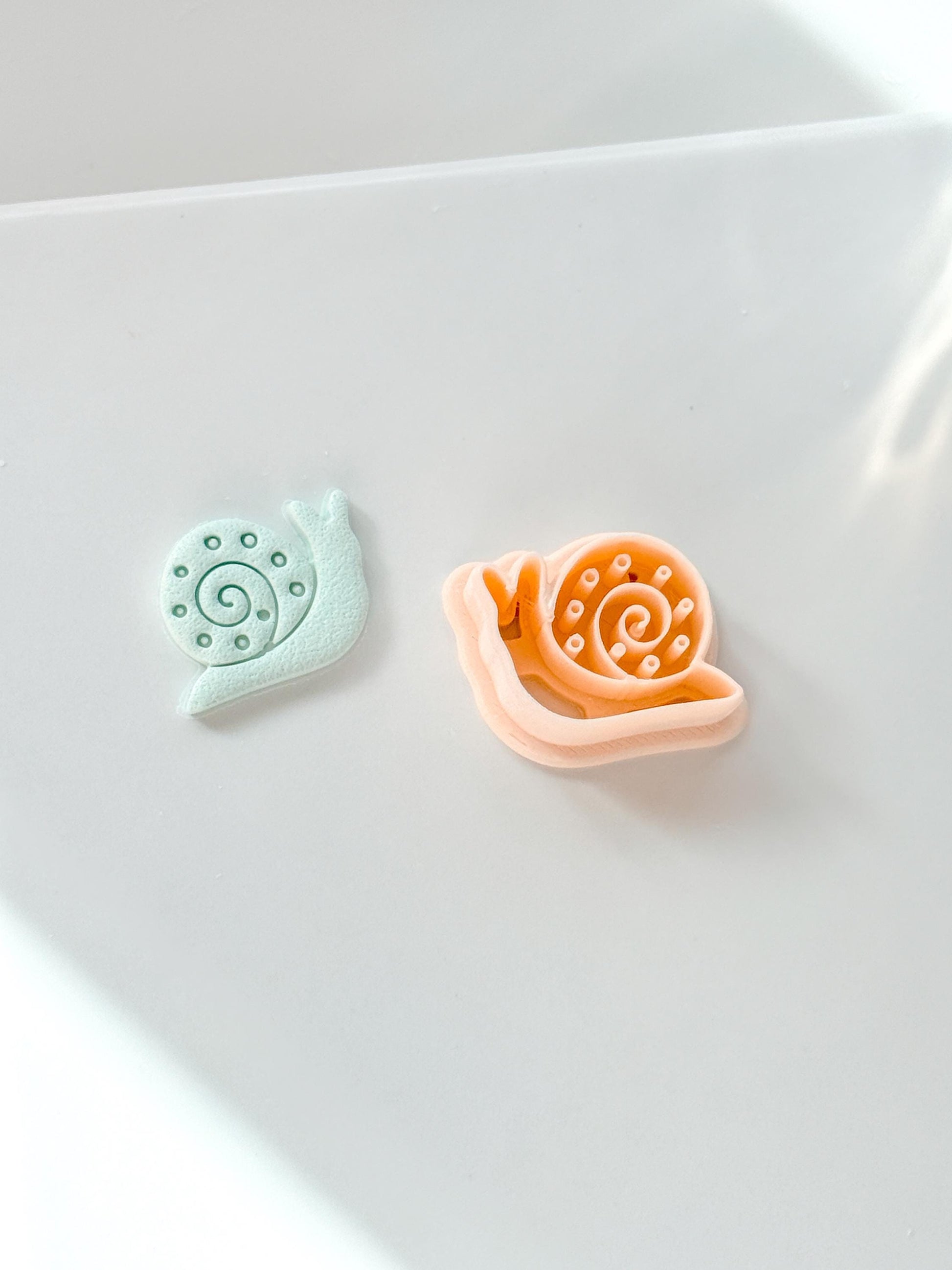 Tiny Traveler Clay Cutter: Whimsical Snail Design