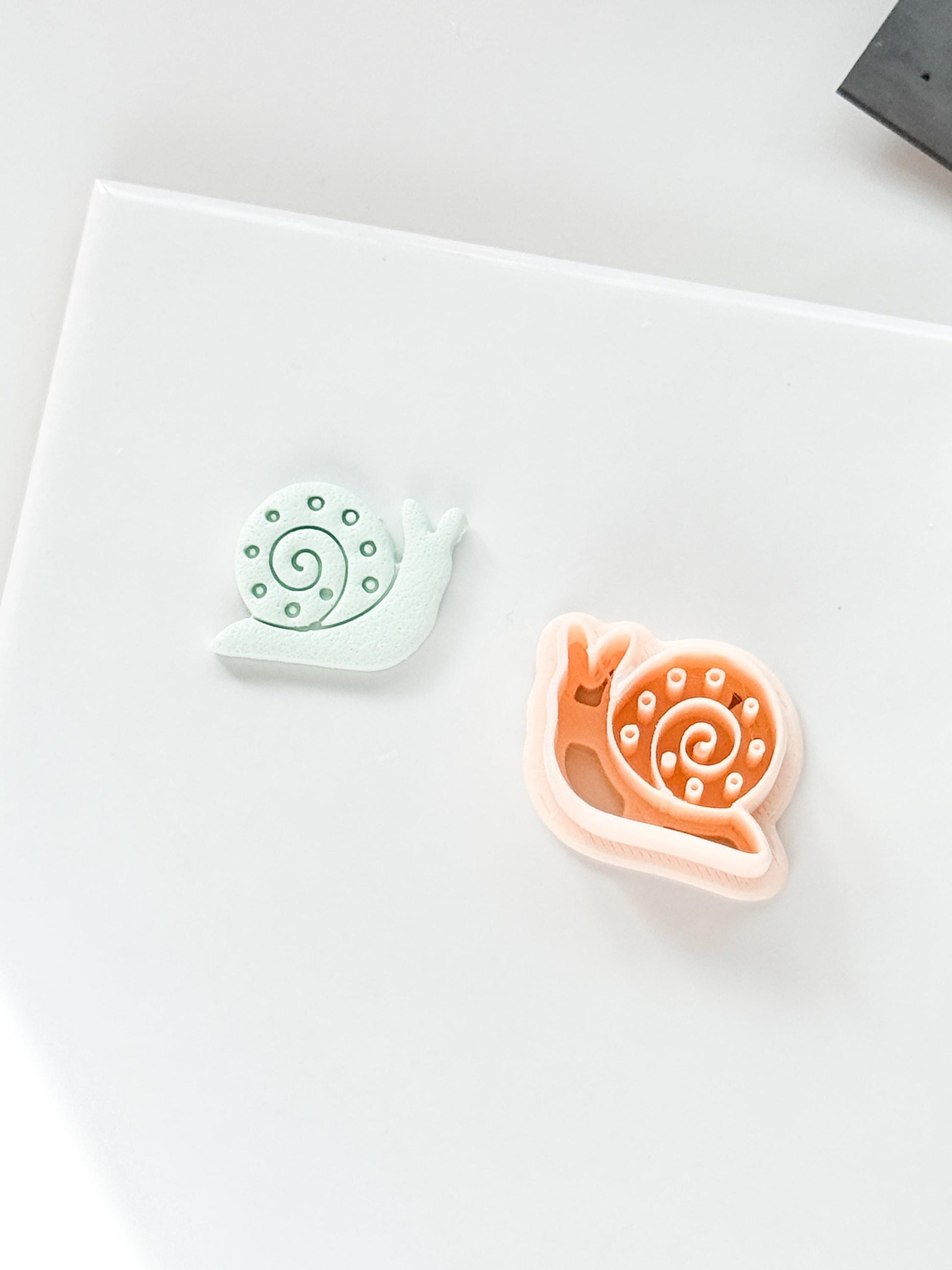 Tiny Traveler Clay Cutter: Whimsical Snail Design