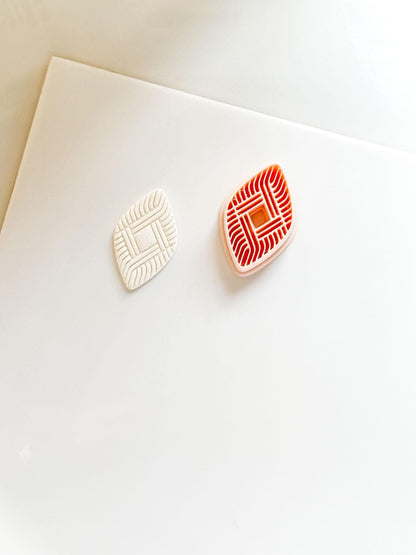 Eris Diamond Weave Cutter: Geometric Polymer Clay Jewelry Tool