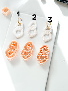 Soft Chain Clay Cutter: Linked Abstract Shape Design