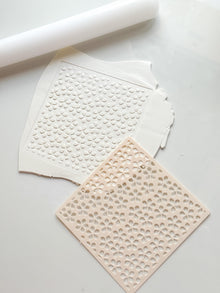 Spring Flower Stencil: Floral Pattern for Polymer Clay