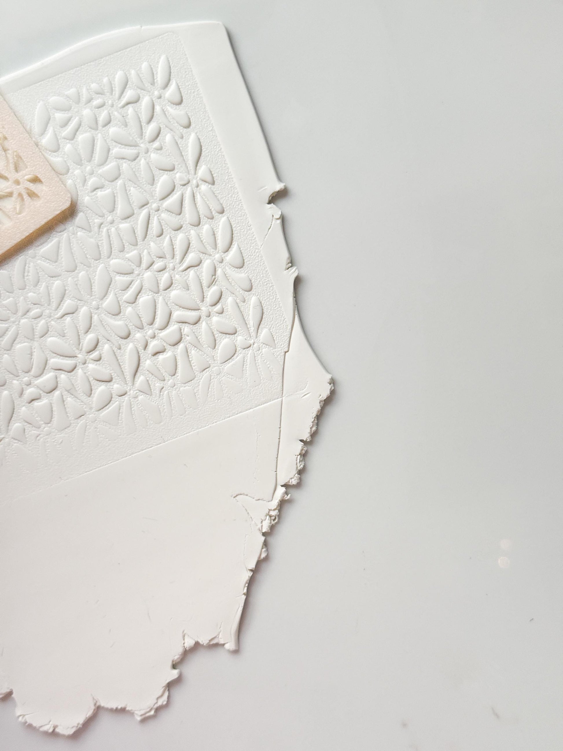 Matisse Inspired Stencil: Abstract Floral Pattern for Polymer Clay
