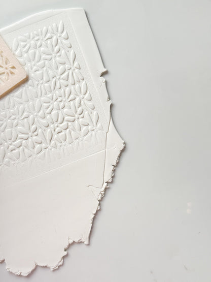 Matisse Inspired Stencil: Abstract Floral Pattern for Polymer Clay