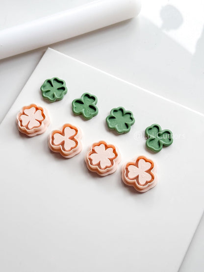 Shamrock and Four-Leaf Clover Clay Cutters: Tools for Polymer Jewelry