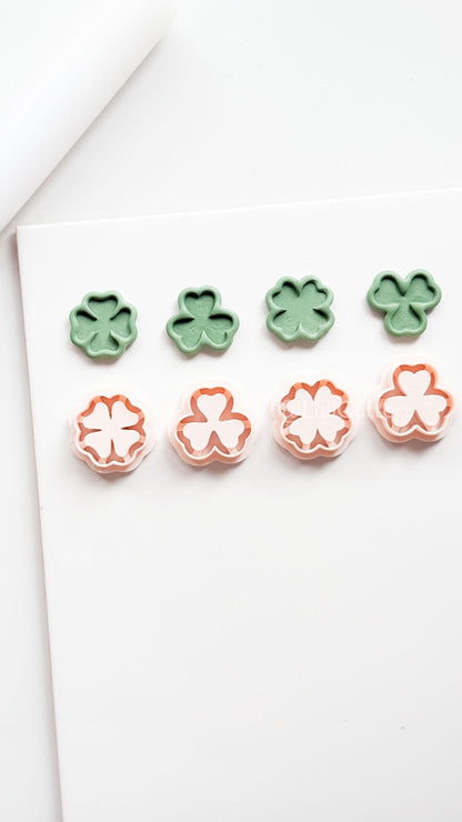Shamrock and Four-Leaf Clover Clay Cutters: Tools for Polymer Jewelry