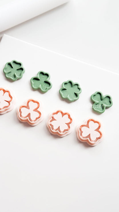 Shamrock and Four-Leaf Clover Clay Cutters: Tools for Polymer Jewelry