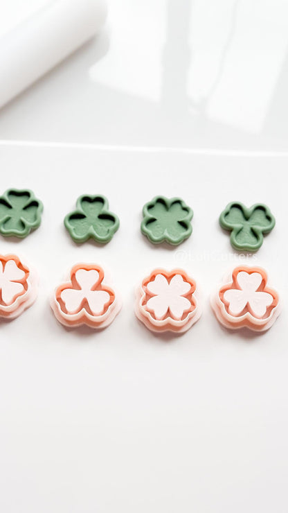 Shamrock and Four-Leaf Clover Clay Cutters: Tools for Polymer Jewelry
