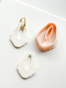Carmen Drop Cutter - polymer clay earring cutter