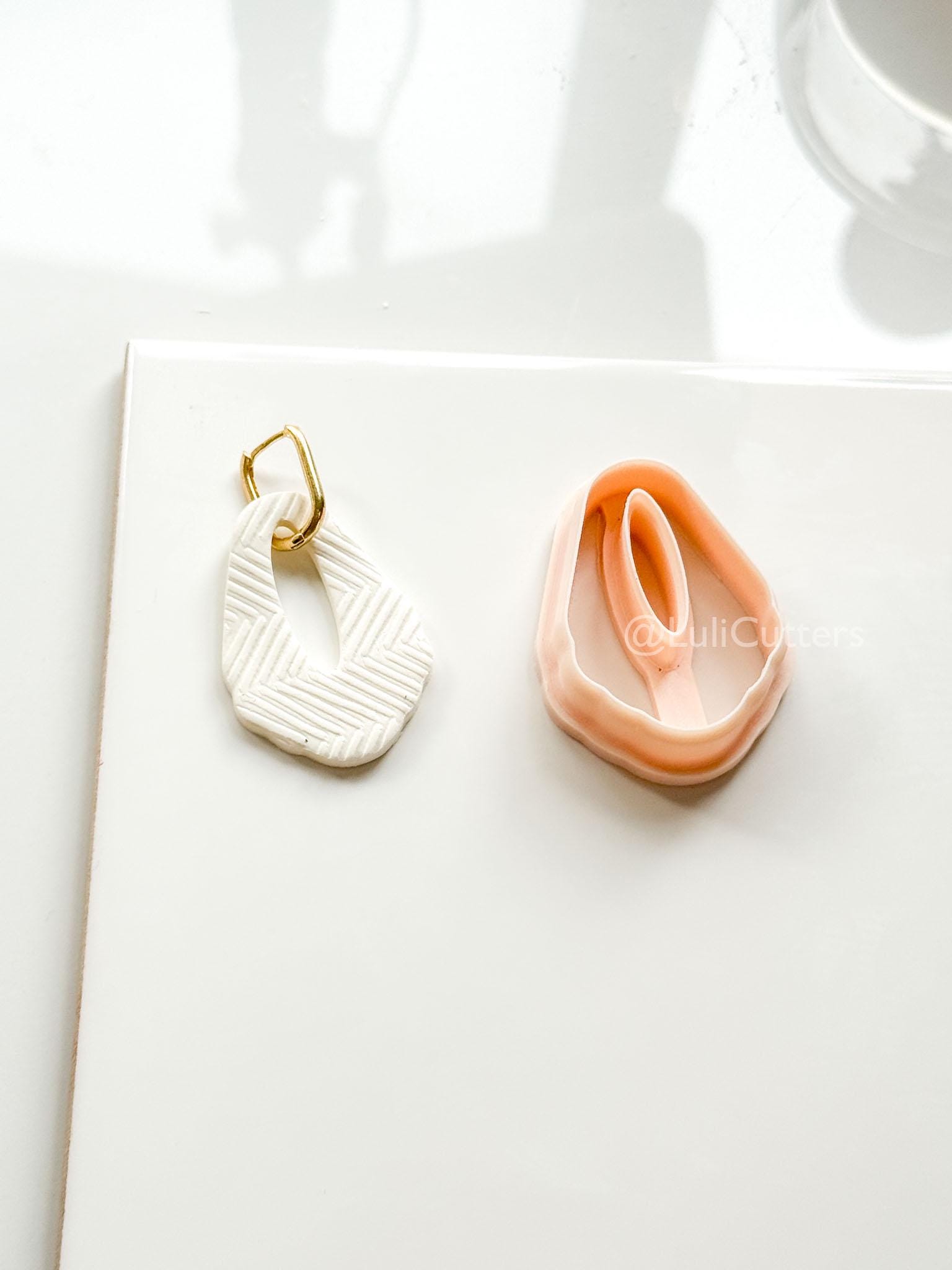 Carmen Drop Cutter - polymer clay earring cutter