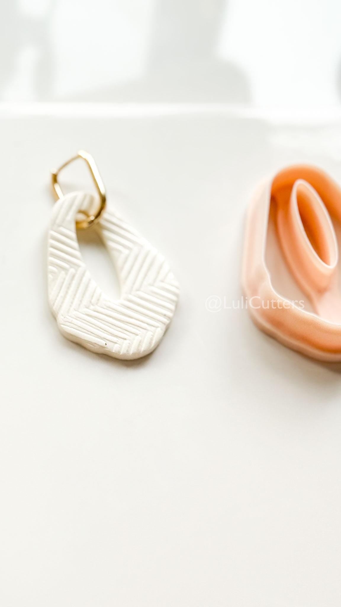 Carmen Drop Cutter - polymer clay earring cutter