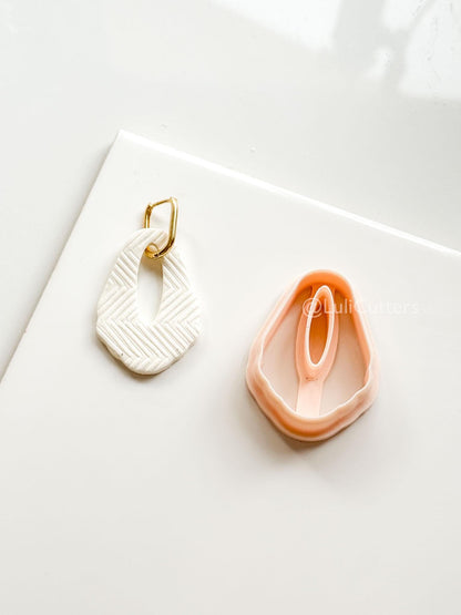 Carmen Drop Cutter - polymer clay earring cutter