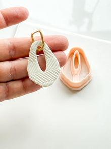 Carmen Drop Cutter - polymer clay earring cutter