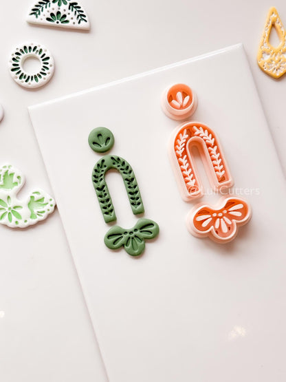 Arco Laurel Clay Cutter: Arch Shape for Polymer Clay