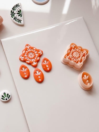 Cruz Talavera Clay Cutter: Quatrefoil Floral Shape for Polymer Clay