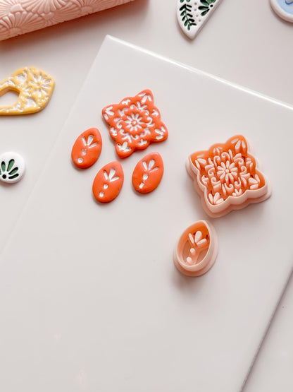 Cruz Talavera Clay Cutter: Quatrefoil Floral Shape for Polymer Clay