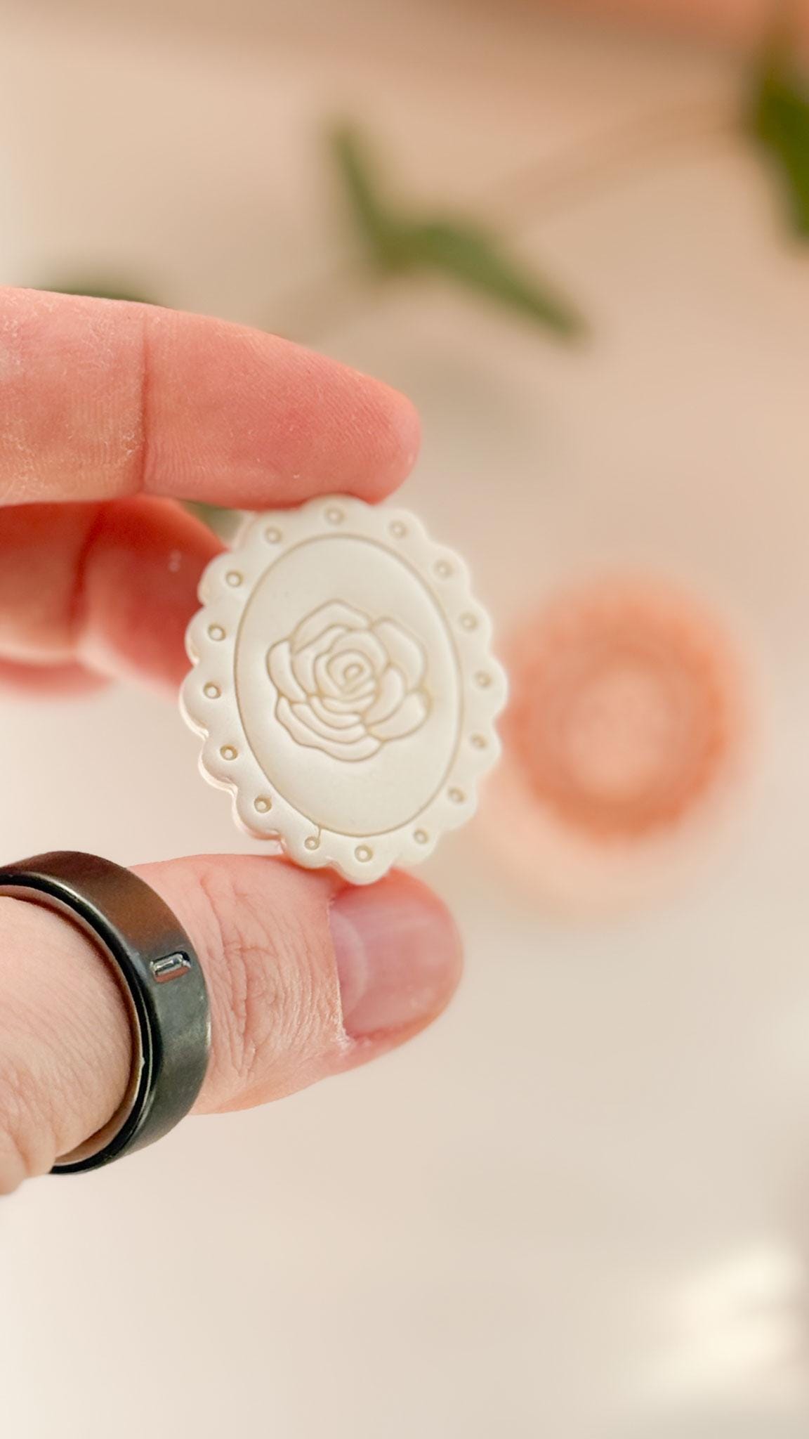 Luma Rose Clay Cutter - Floral Polymer Clay Earring
