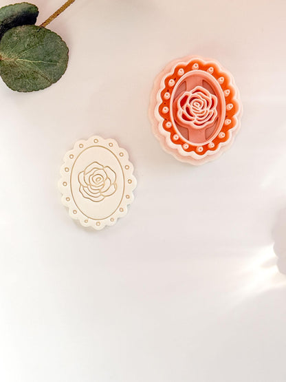 Luma Rose Clay Cutter - Floral Polymer Clay Earring
