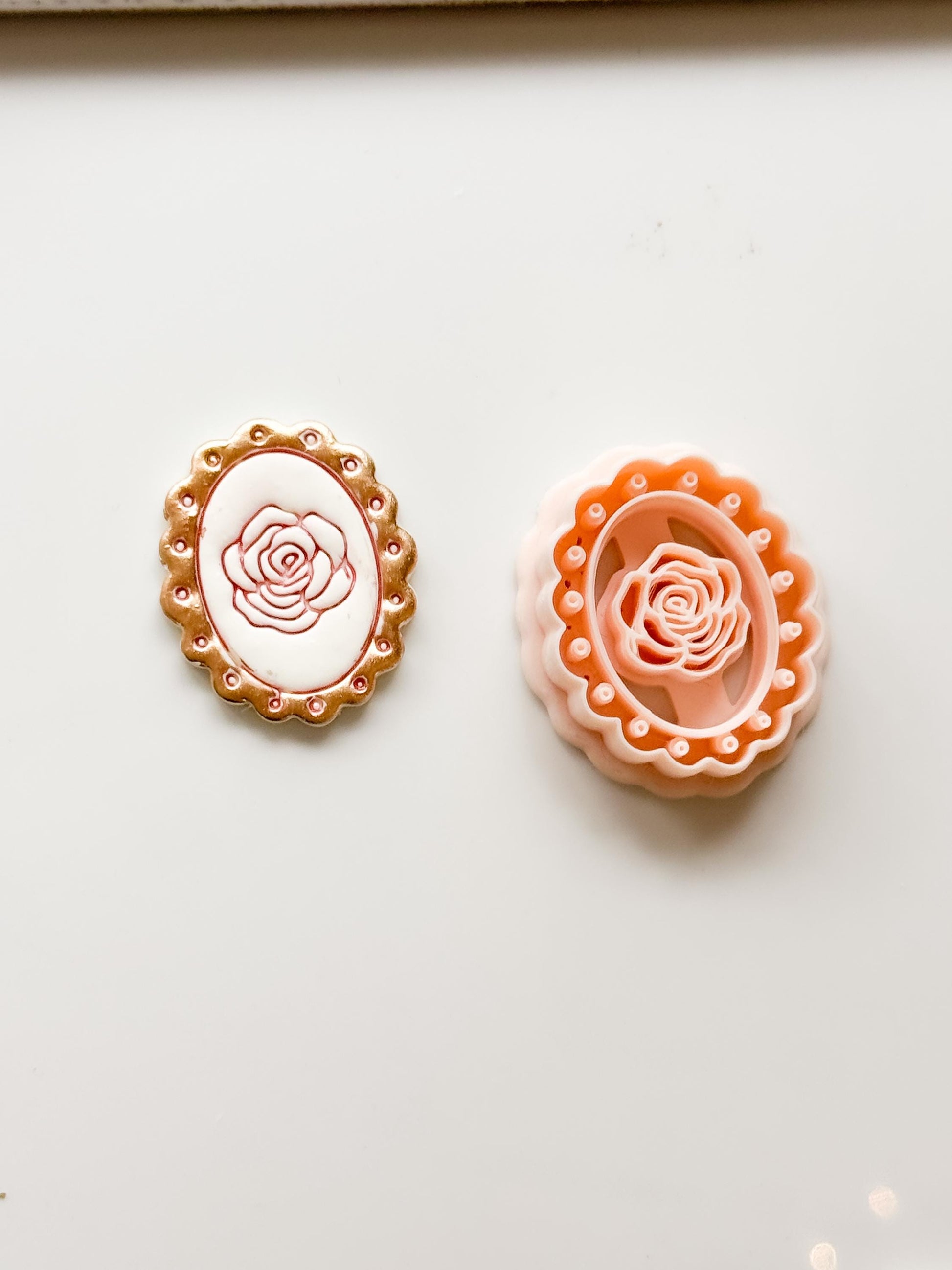Luma Rose Clay Cutter - Floral Polymer Clay Earring