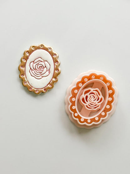 Luma Rose Clay Cutter - Floral Polymer Clay Earring