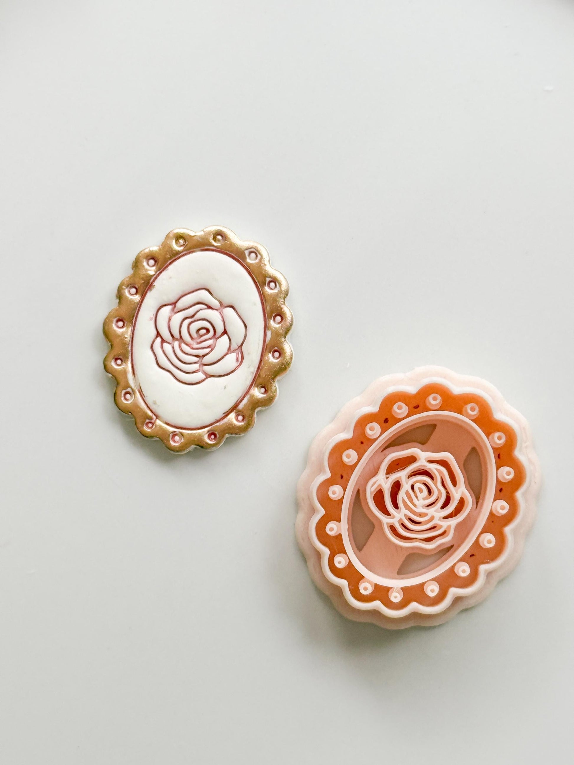 Luma Rose Clay Cutter - Floral Polymer Clay Earring