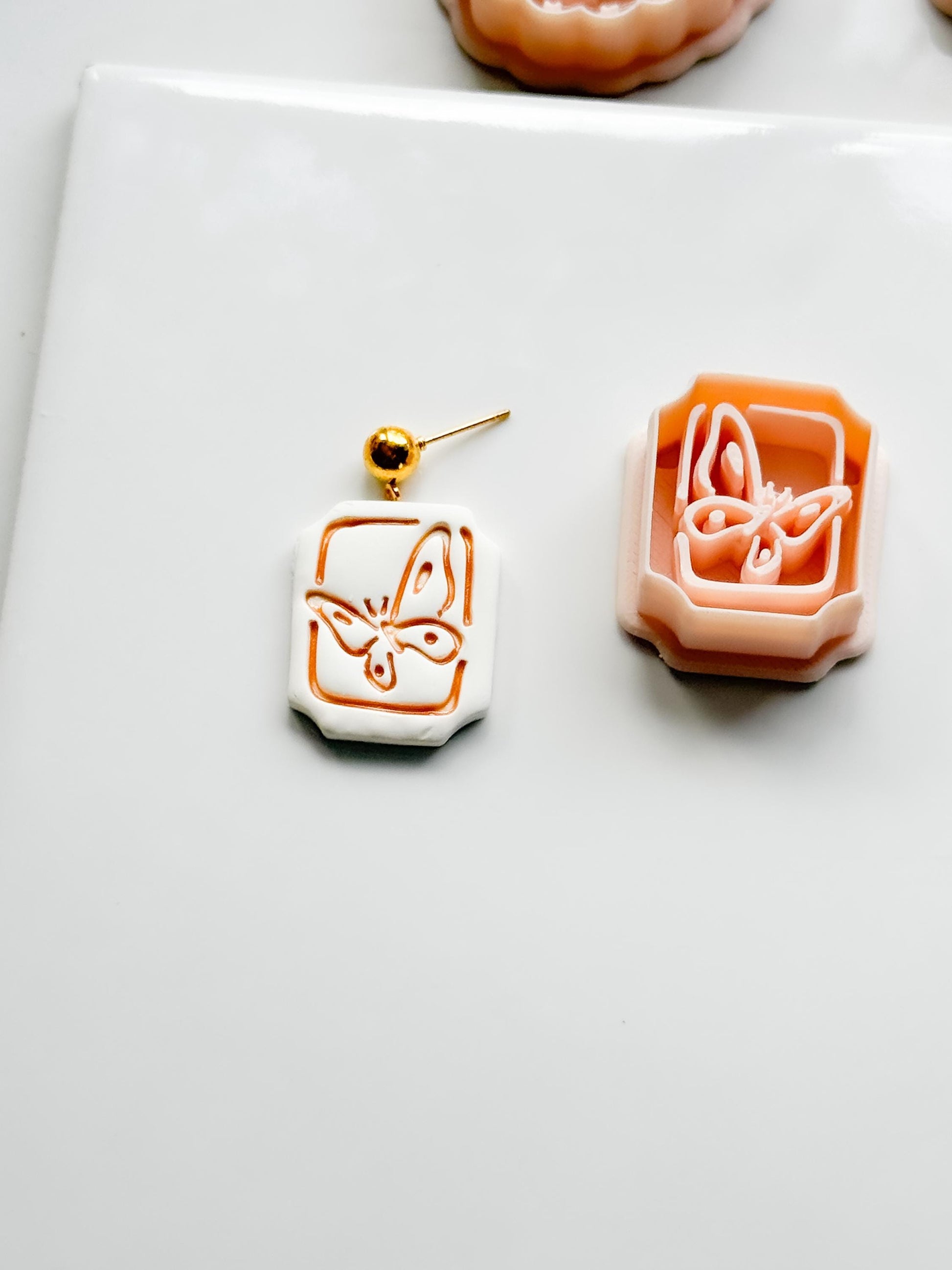 Mimi Butterfly Frame Cutter: Polymer Clay Earring Shape