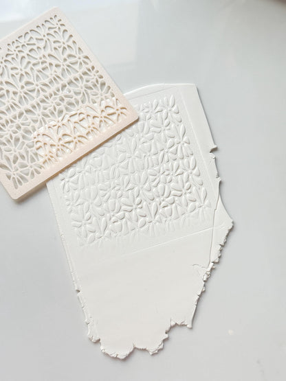Matisse Inspired Stencil: Abstract Floral Pattern for Polymer Clay
