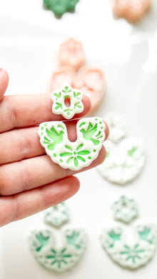 Azulejo Paloma Clay Cutter: Bird and Floral Arch Shape for Polymer Clay