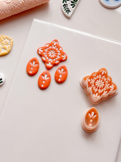 Cruz Talavera Clay Cutter: Quatrefoil Floral Shape for Polymer Clay