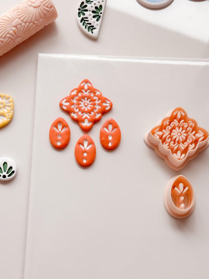 Cruz Talavera Clay Cutter: Quatrefoil Floral Shape for Polymer Clay