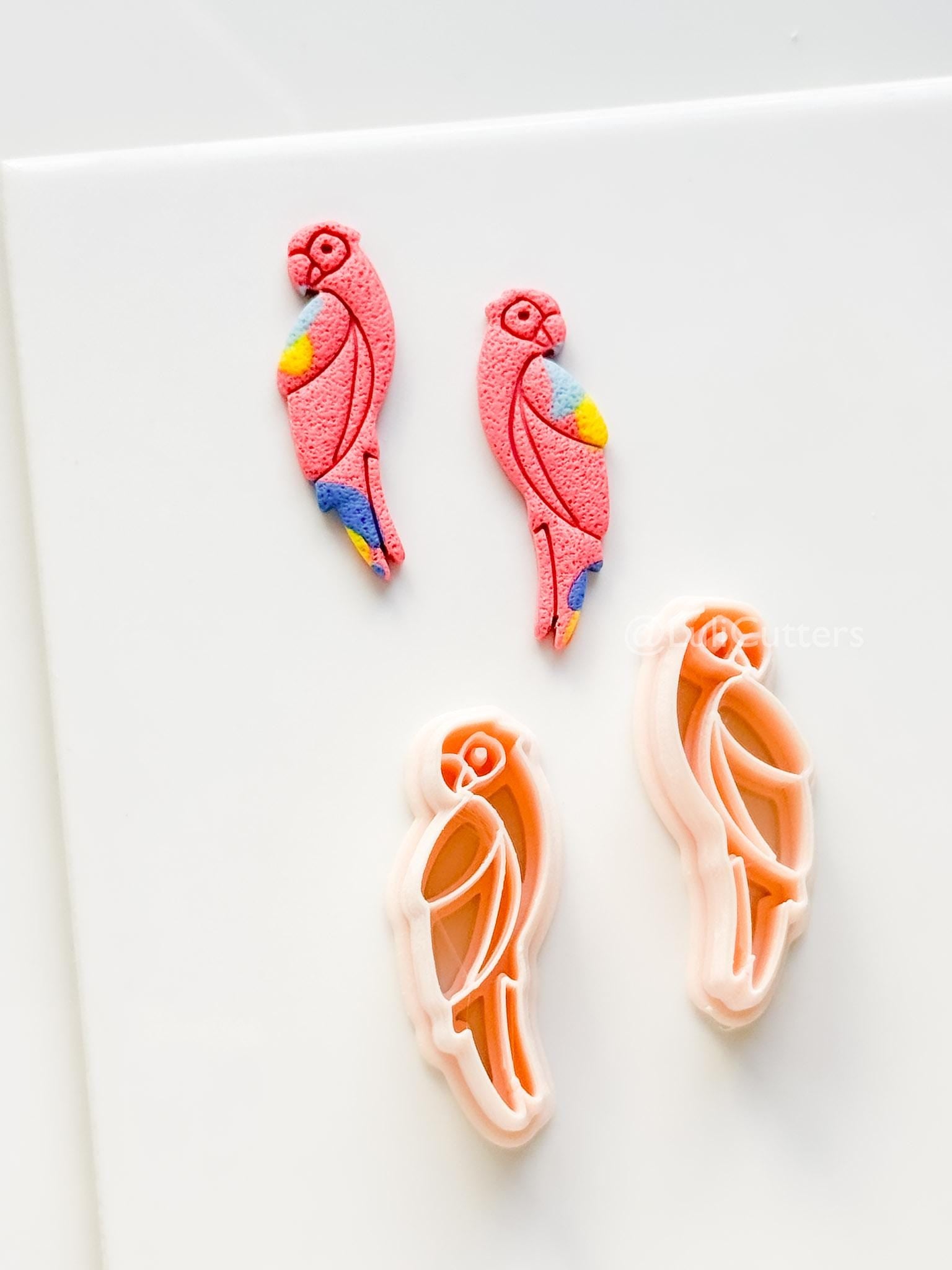 Petit Coco Parrot Cutter | Polymer Clay Earring Tool