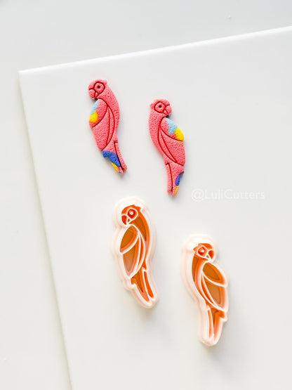 Petit Coco Parrot Cutter | Polymer Clay Earring Tool