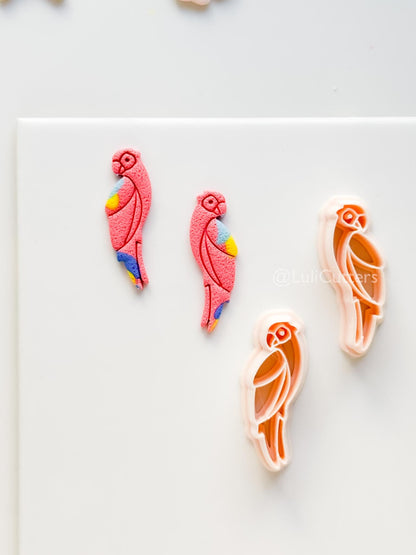 Petit Coco Parrot Cutter | Polymer Clay Earring Tool