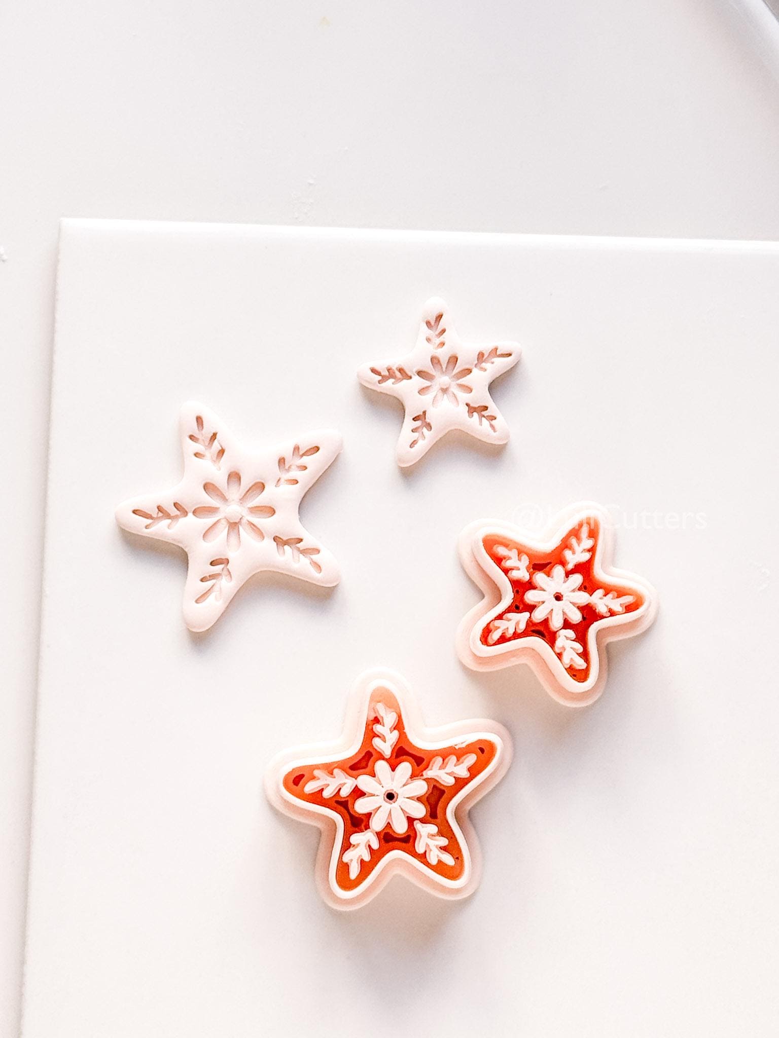 Star of the Show Cutter | Starfish Floral Shape Tool for Polymer Clay