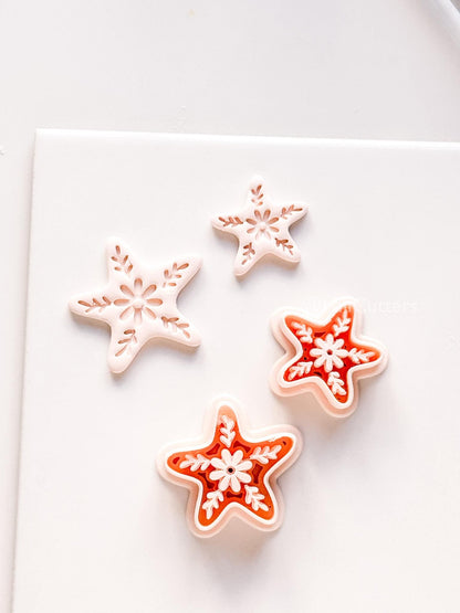 Star of the Show Cutter | Starfish Floral Shape Tool for Polymer Clay