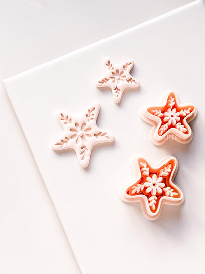 Star of the Show Cutter | Starfish Floral Shape Tool for Polymer Clay