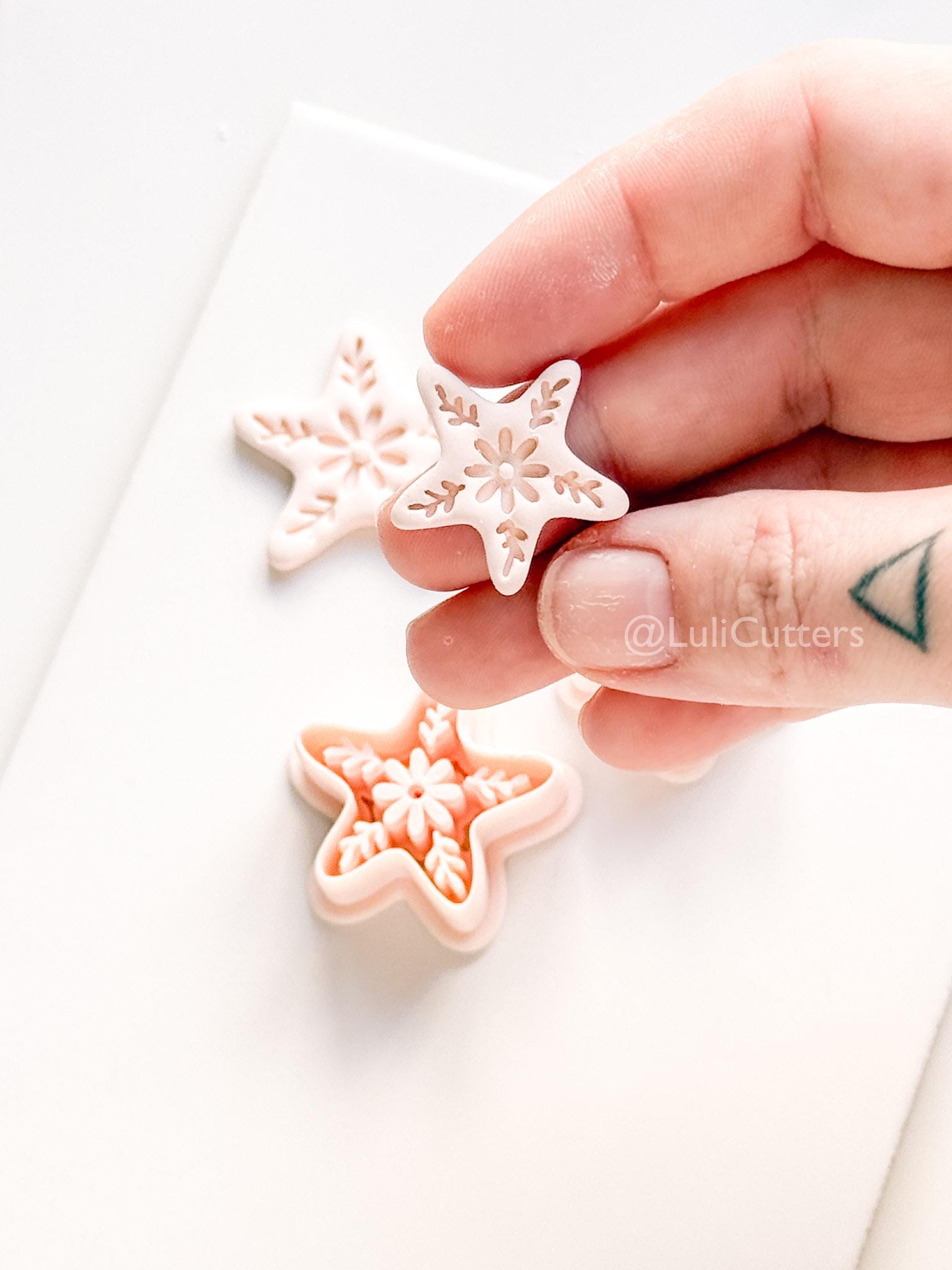 Star of the Show Cutter | Starfish Floral Shape Tool for Polymer Clay