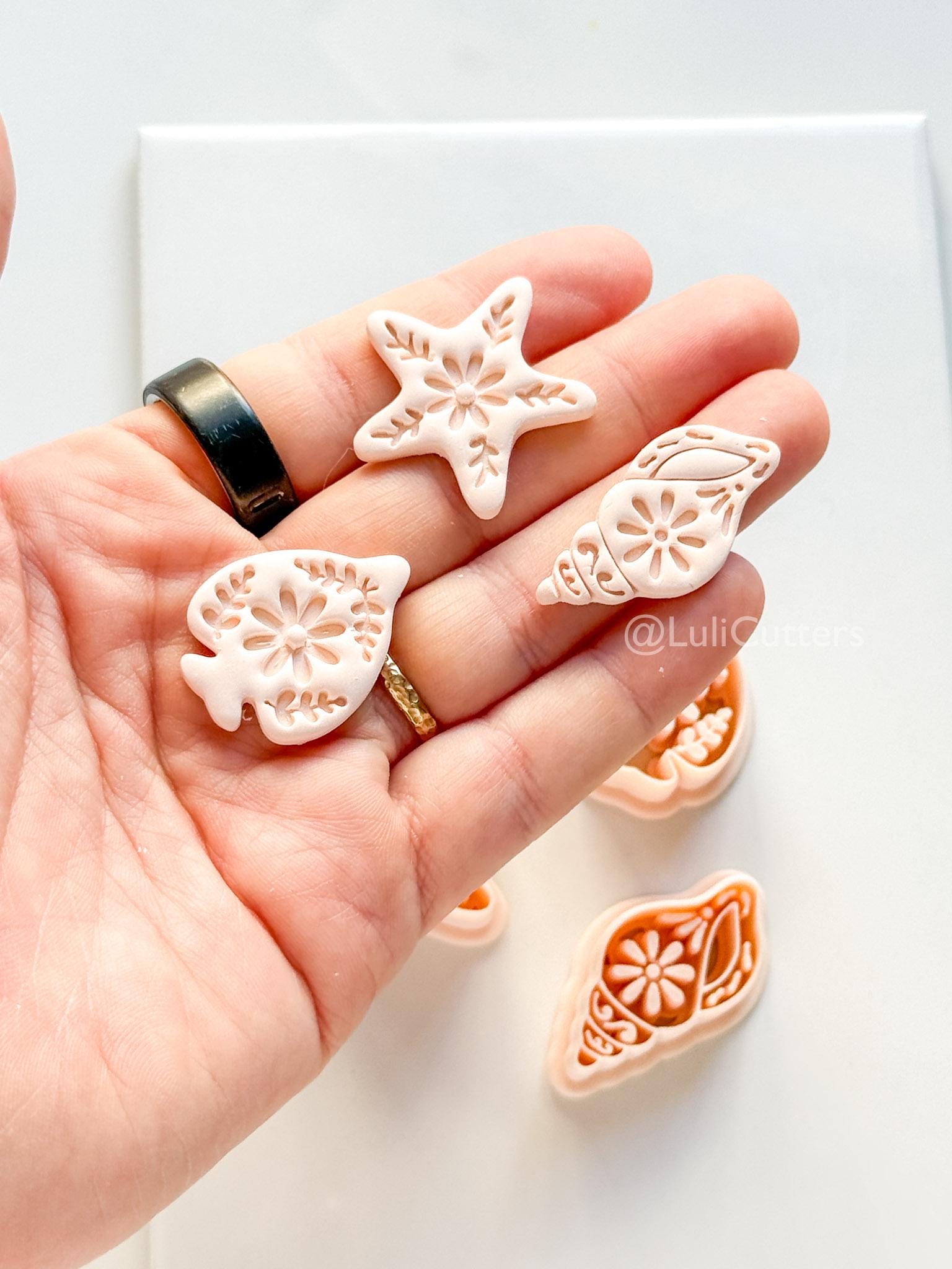 Star of the Show Cutter | Starfish Floral Shape Tool for Polymer Clay