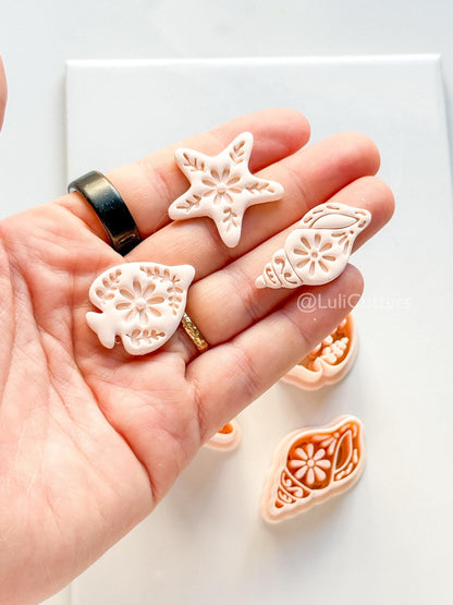 Star of the Show Cutter | Starfish Floral Shape Tool for Polymer Clay