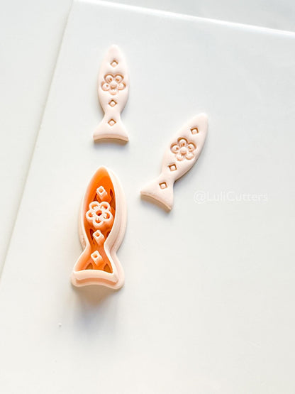 Petit Ruban Cutter | Leaf Floral Shape Tool for Polymer Clay