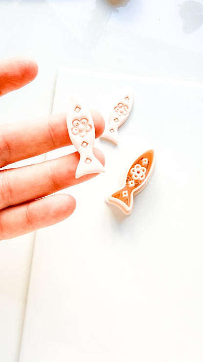 Petit Ruban Cutter | Leaf Floral Shape Tool for Polymer Clay