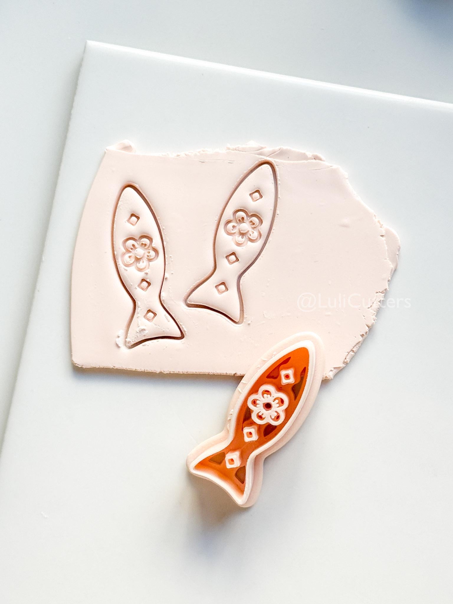 Petit Ruban Cutter | Leaf Floral Shape Tool for Polymer Clay