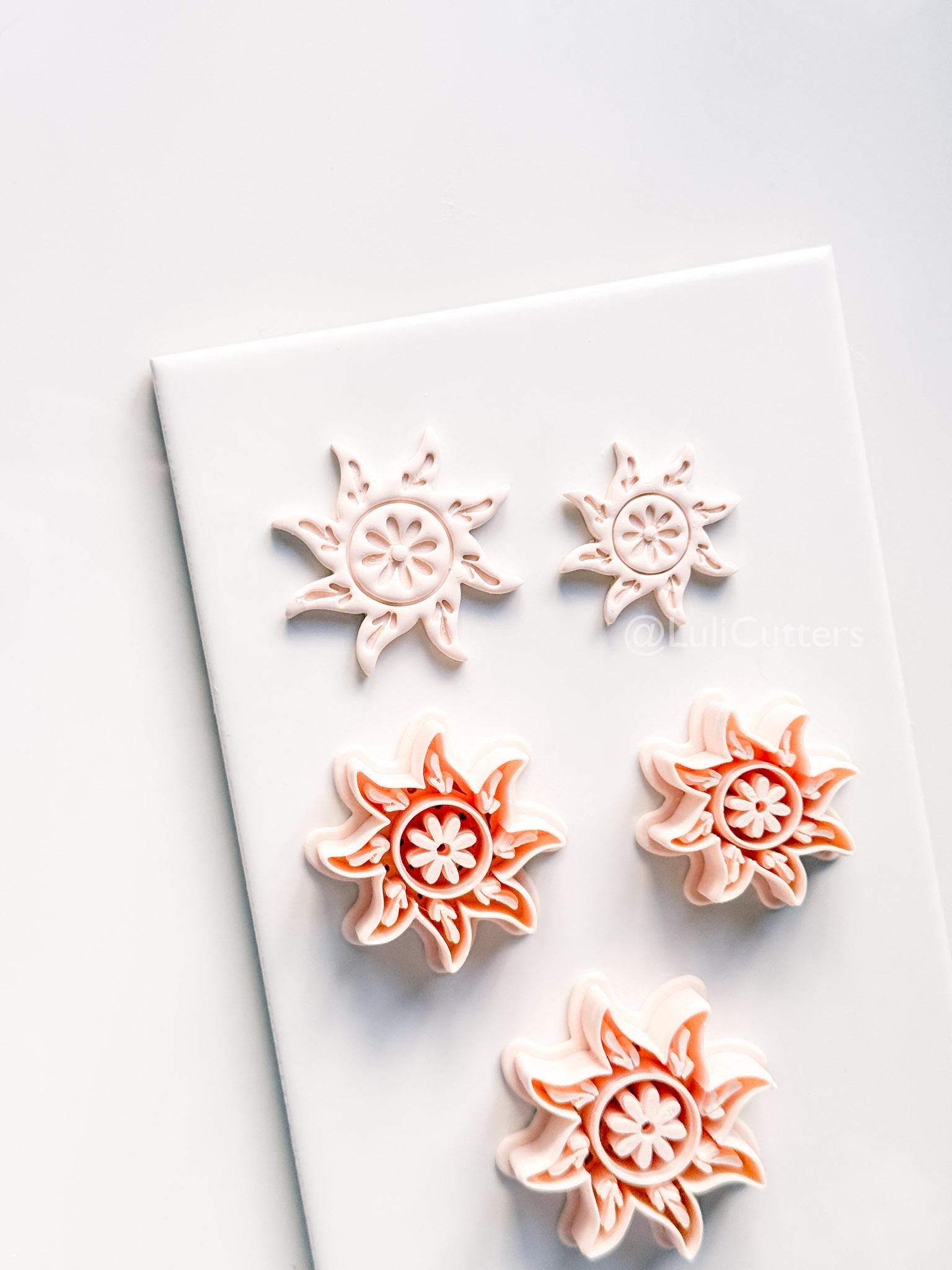 Glow Getter Cutter | Sun Flower Shape Tool for Polymer Clay