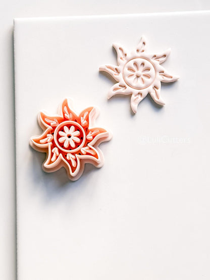 Glow Getter Cutter | Sun Flower Shape Tool for Polymer Clay