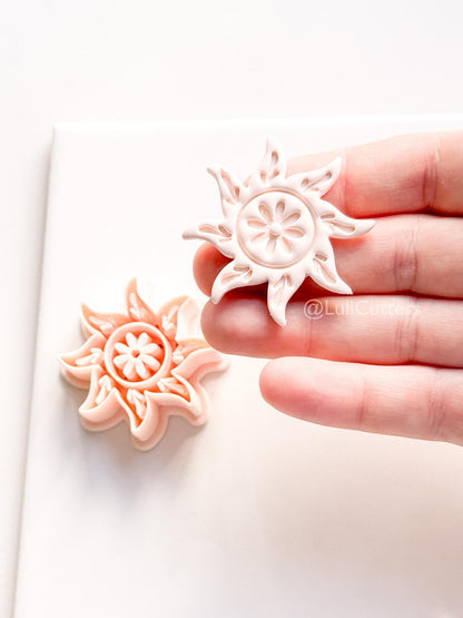 Glow Getter Cutter | Sun Flower Shape Tool for Polymer Clay